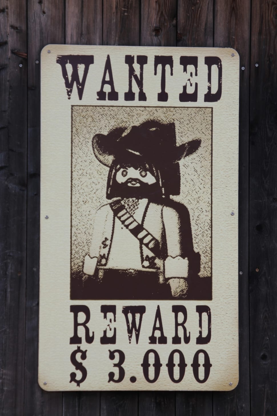 wanted reaward $ 3.000 signage preview