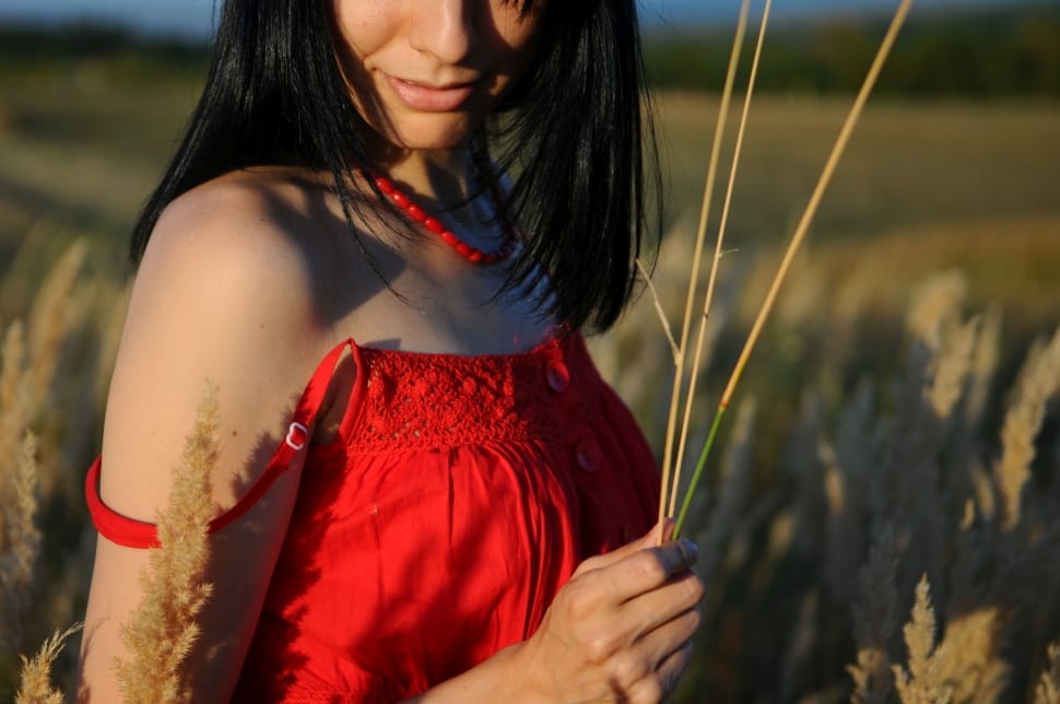 Red Dress, Woman, Nature, Girl, Female, one person, one woman only preview