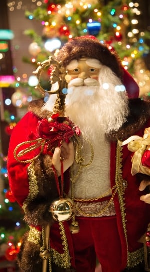 Santa, Christmas, Claus, Old-Fashioned, christmas, christmas tree thumbnail