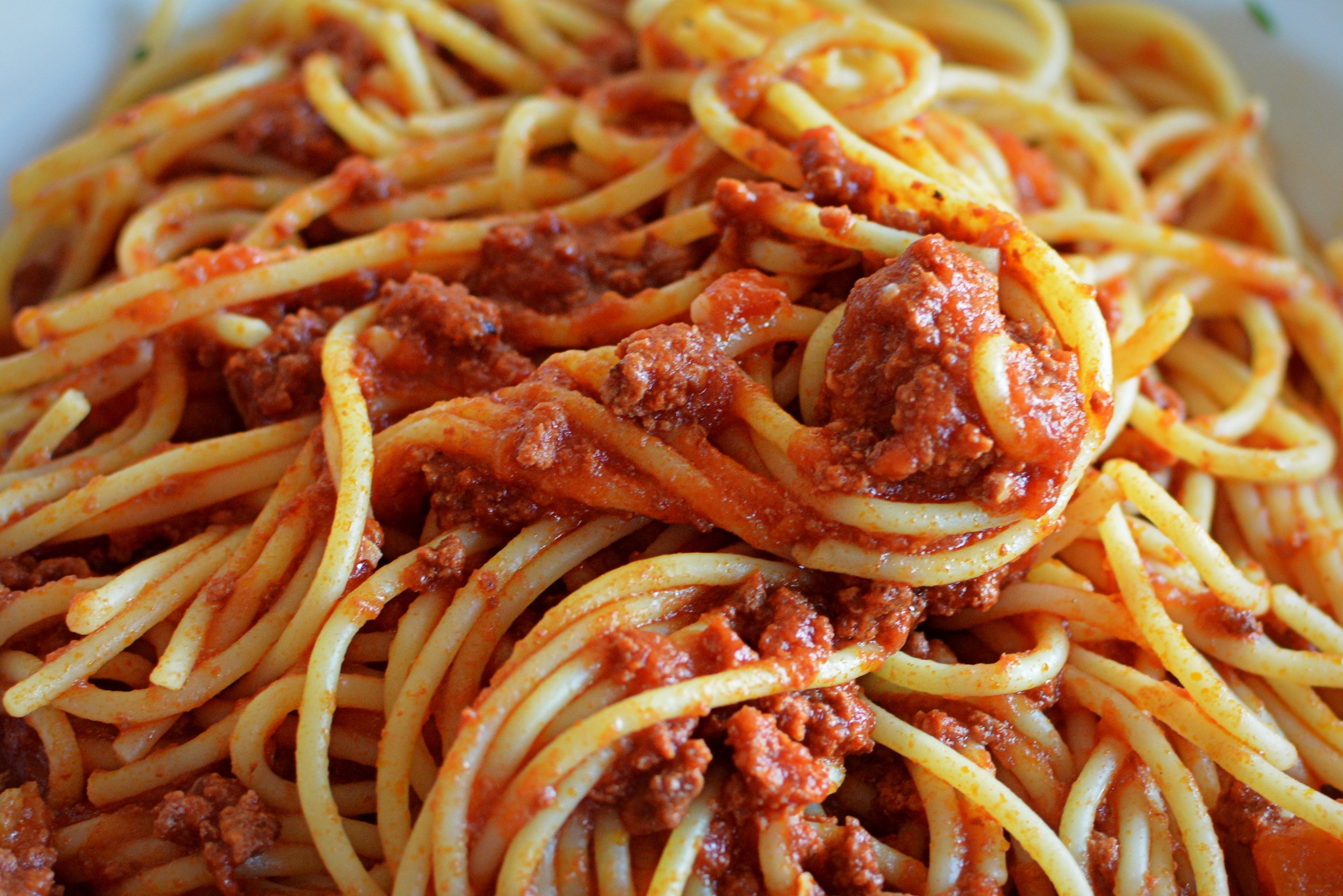 spaghetti food
