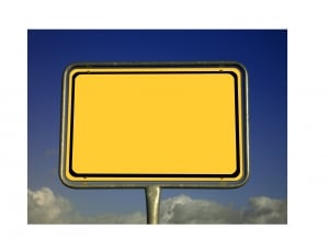 Signposts, Shield, Sky, Directory, blank, yellow thumbnail