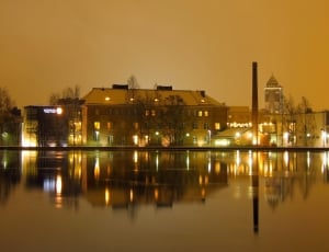 Night, Finland, Cities, City, Oulu, illuminated, night thumbnail