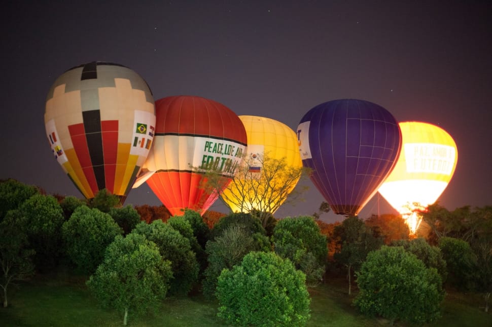 Hot Air Ballooning, Balloon Flight, hot air balloon, mid-air preview