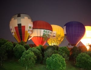 Hot Air Ballooning, Balloon Flight, hot air balloon, mid-air thumbnail