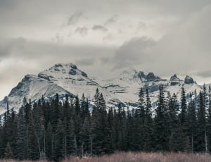 snow-covered mountain ranges at daytime thumbnail