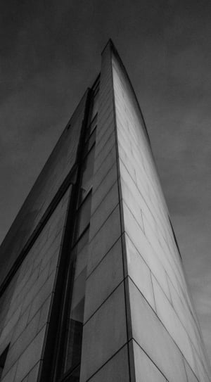 gray scale photo of building thumbnail