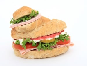 Burger, Bun, Brown, Bread, Calories, sandwich, bread thumbnail