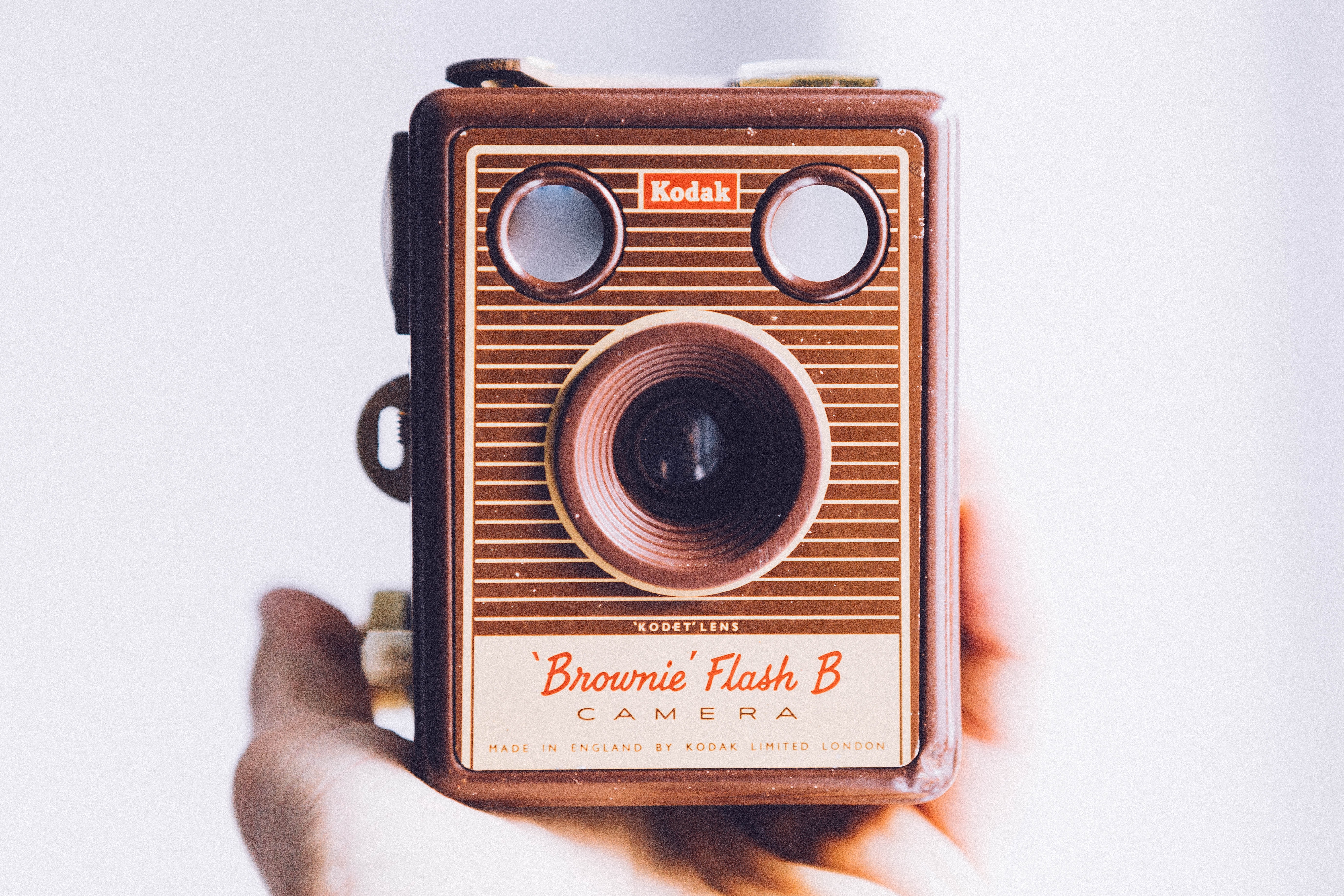 brown flash b camera
