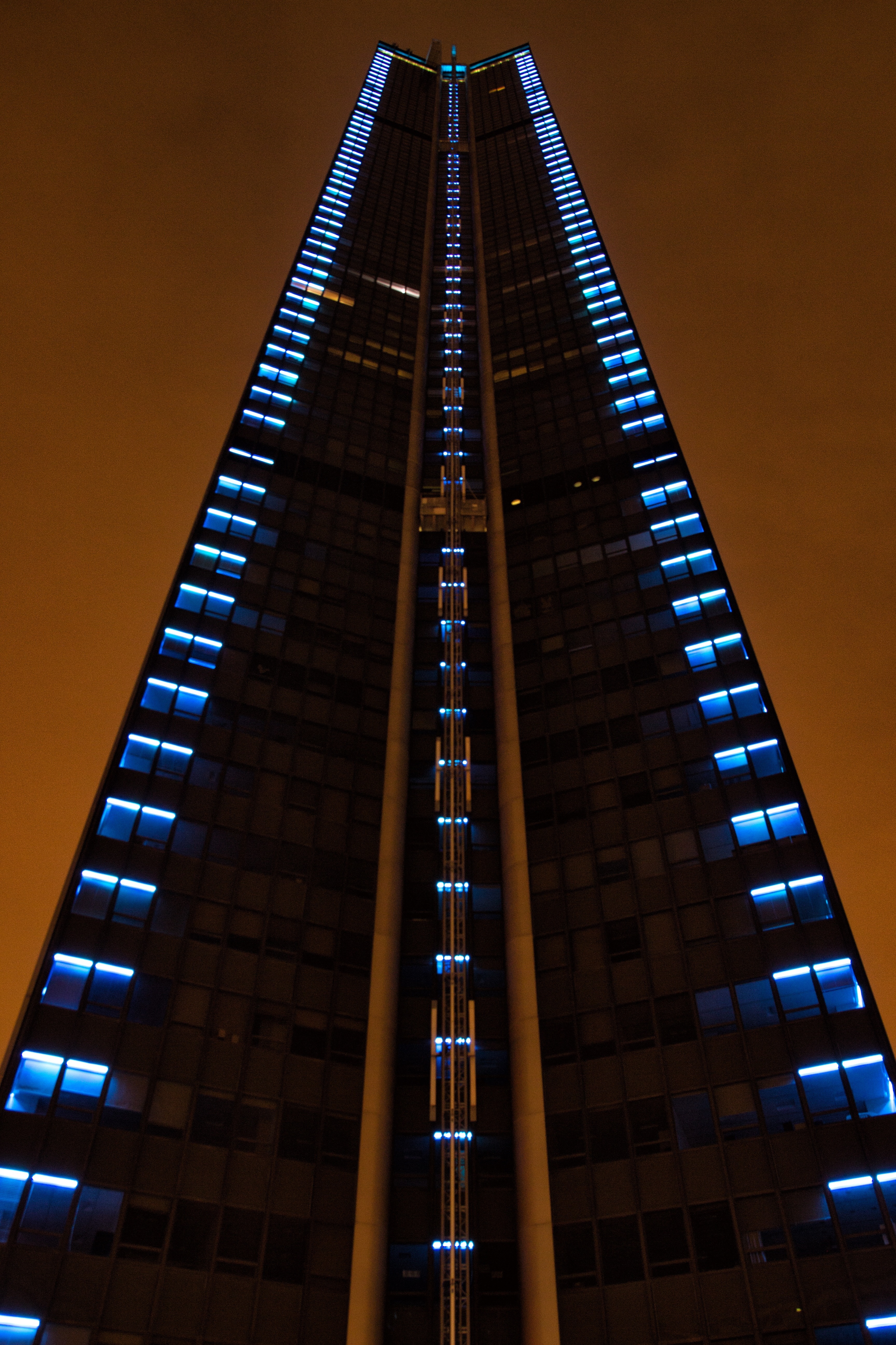 low angle photography of high rise building