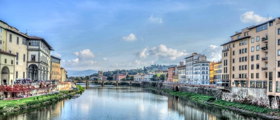 Italy, Europe, Florence, Arno River, architecture, building exterior preview