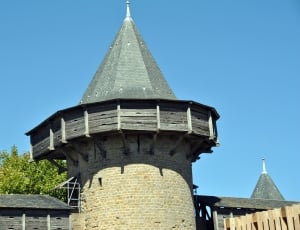 Texas, Castle, Slate, Carcassonne, Tower, architecture, history thumbnail