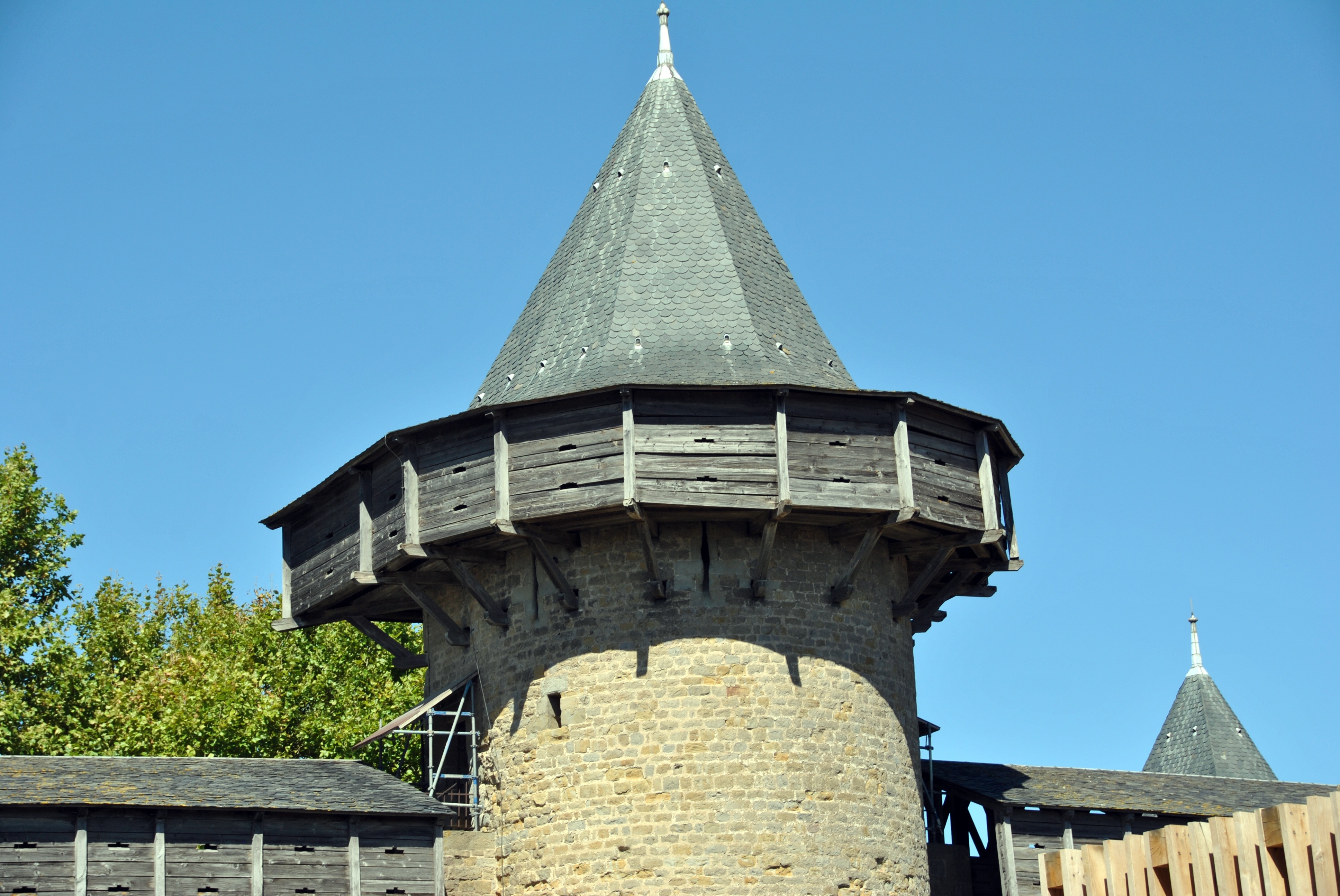 Texas, Castle, Slate, Carcassonne, Tower, architecture, history