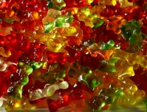Sweetness, Gummi Bears, Fruit Gums, Bear, full frame, food and drink thumbnail