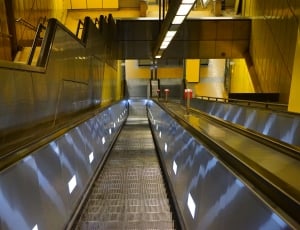 Escalator, Handrails, Stairs, Gradually, indoors, factory thumbnail