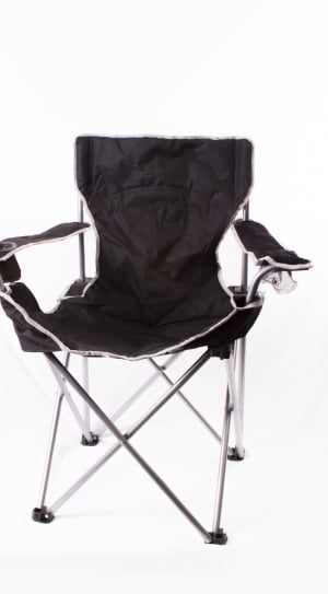 black camping chair thumbnail