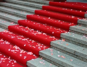 red carpet confetti on the floor thumbnail