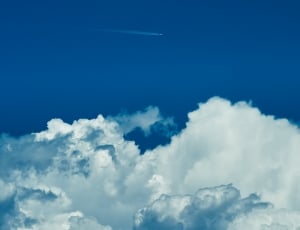aeroplane over the white cloud thumbnail