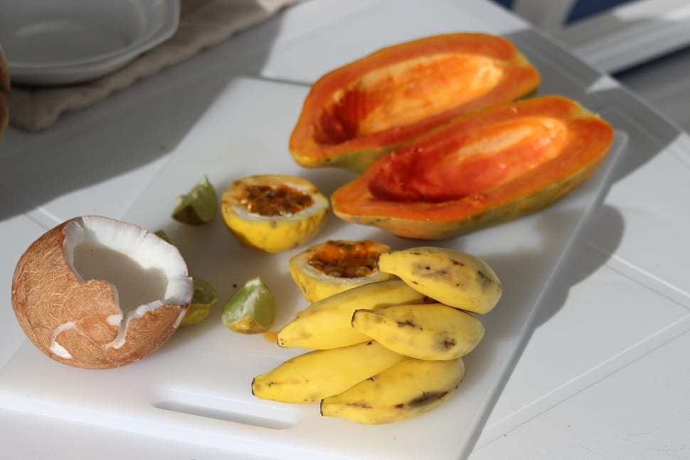 papaya and banana fruit preview