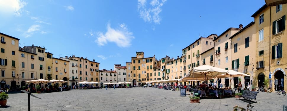 Lucca, Panorama, Tuscany, Italy, Holiday, building exterior, city preview