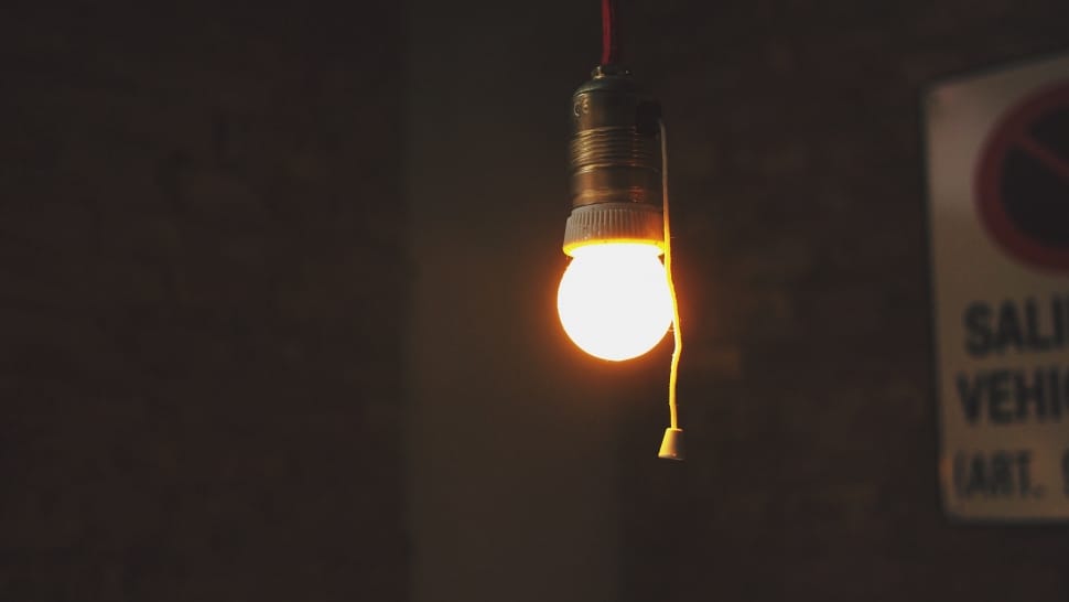 yellow light bulb preview