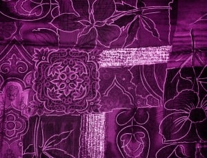 purple floral textile thumbnail
