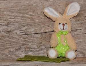 brown bunny plush toy thumbnail