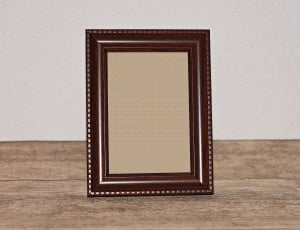 brown wooden photo frame thumbnail