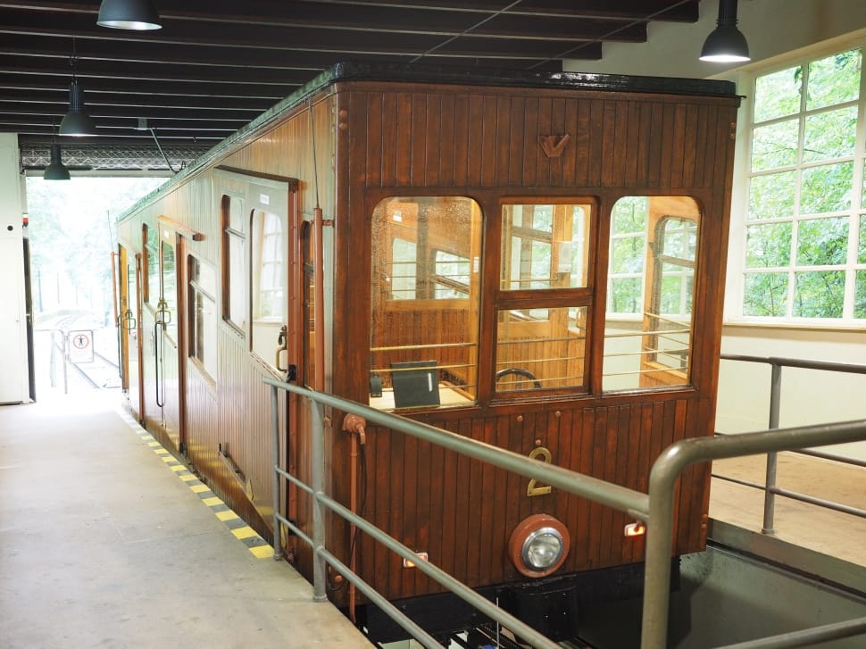 brown wooden train preview