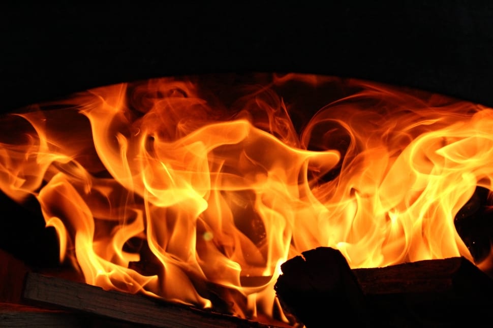 Heiss, Heat, Fire, Cozy, Fireplace, burning, flame preview