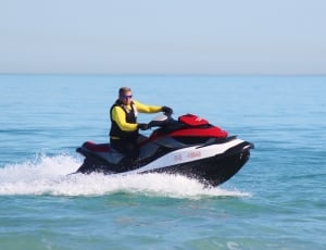 red black and white personal watercraft thumbnail