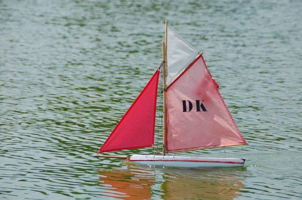 pink and white dk sail boat preview
