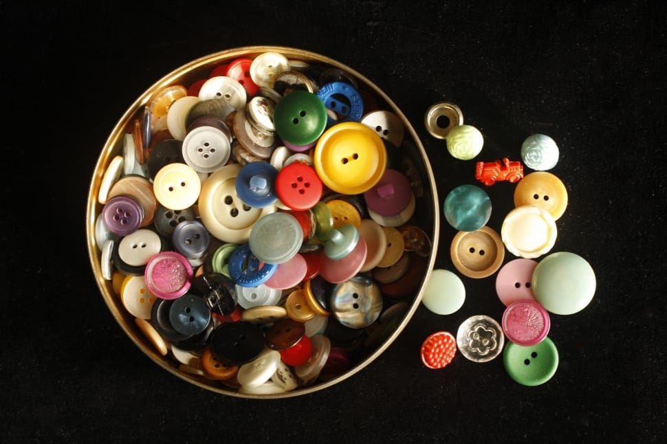 Buttons, Colorful, Craft, Sewing, multi colored, large group of objects preview
