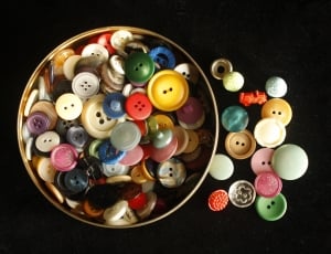 Buttons, Colorful, Craft, Sewing, multi colored, large group of objects thumbnail