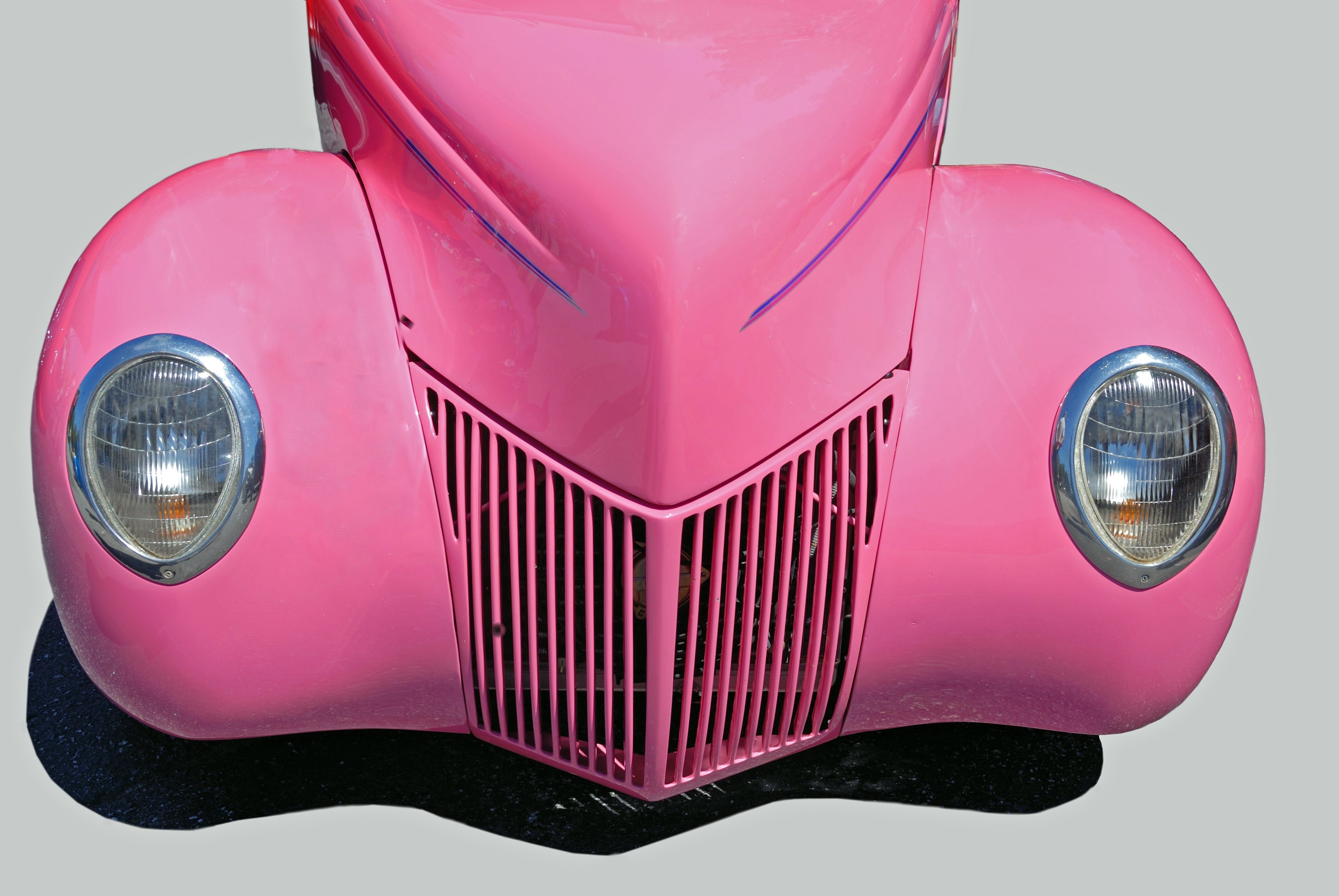 pink car head