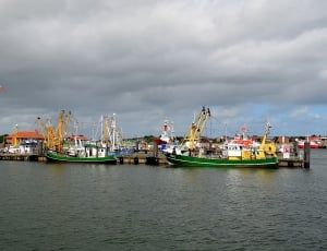 Industriehafen, Fishing Port, Port, nautical vessel, cloud - sky thumbnail