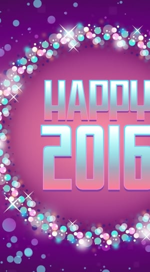 happy 2016 text thumbnail