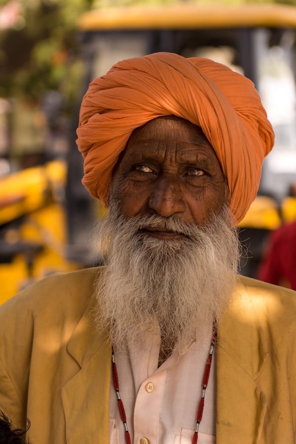 men's orange turban preview