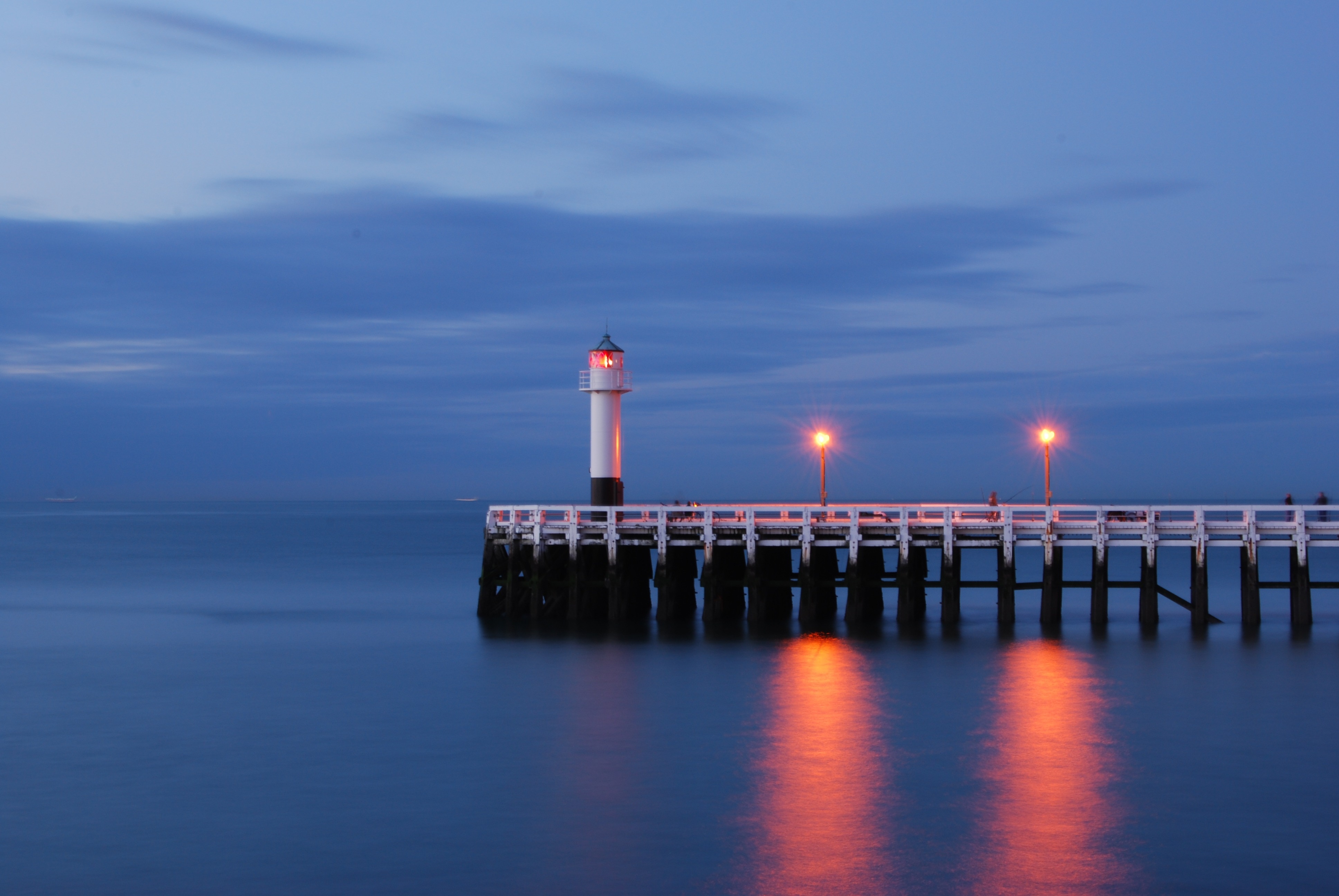 Lighthouse, Sea, Nieuwpoort, Water, , 
