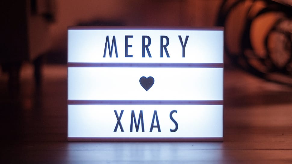 merry xmas lighted signage preview