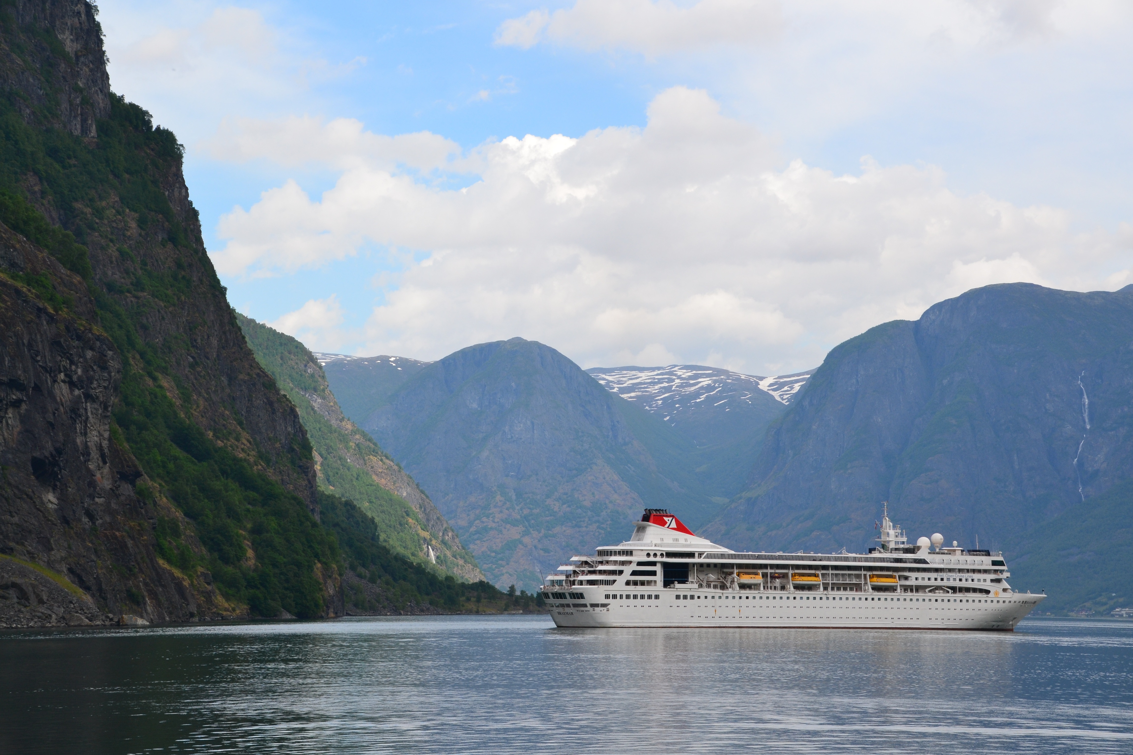 Fjord, Ship, Cruise, Norway, Cruise Ship, mountain, scenics