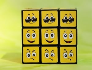 emoji 3 by 3 rubik's cube thumbnail