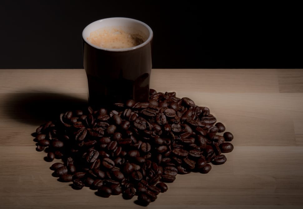 coffee bean and  brown ceramic mug preview