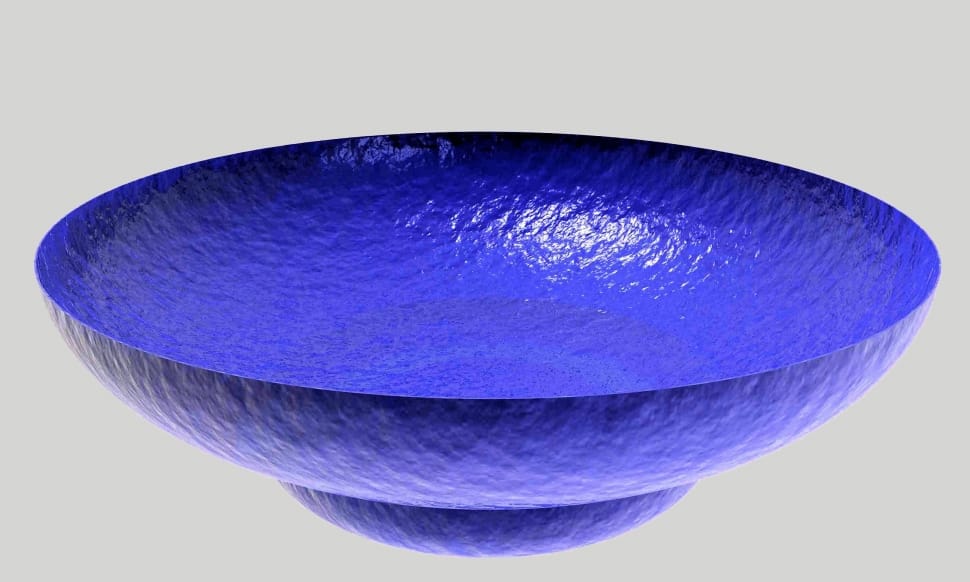blue ceramic plate preview