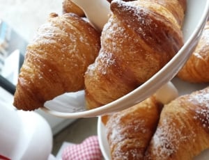 Danish Pastry, Croissant, Dough, bread, food and drink thumbnail
