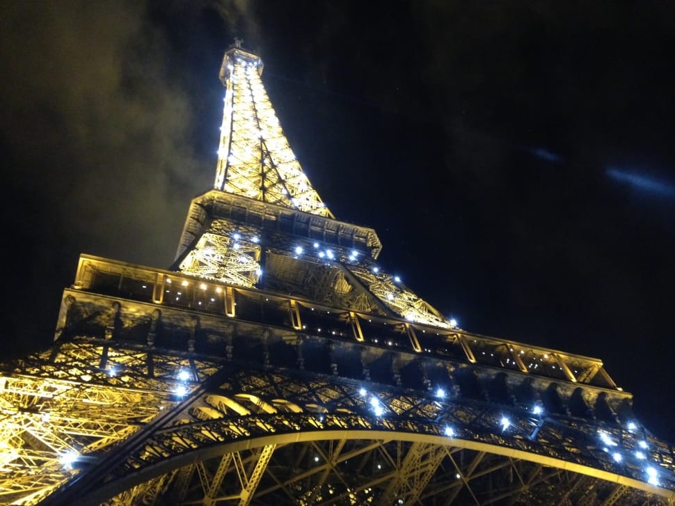 Eiffel Tower, Paris, Lights, France, night, illuminated preview