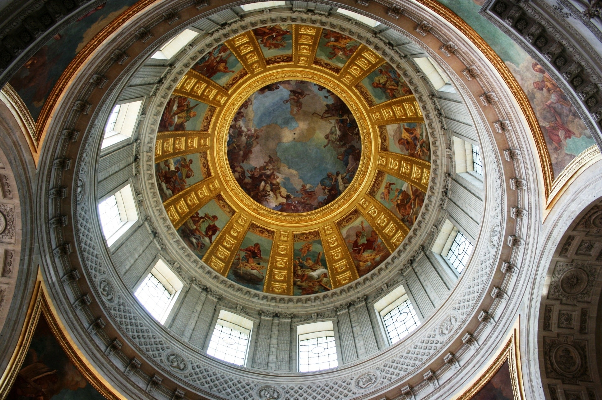 Dome, Paris, Invalides, Tomb Of Napoleon, architecture, dome
