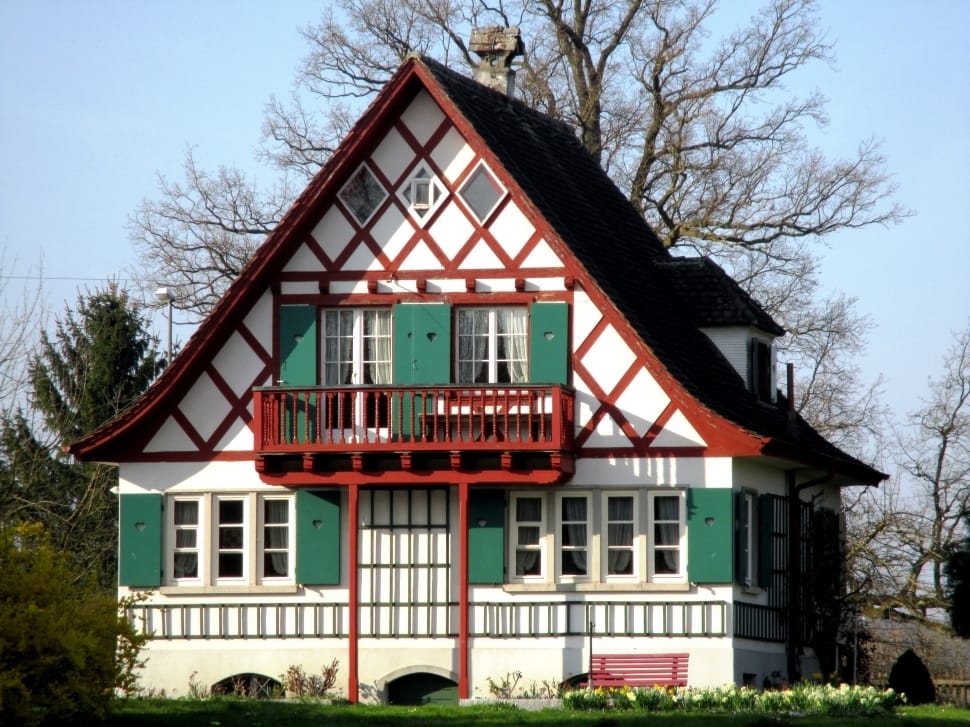 Truss, Fachwerkhaus, Idyllic, Home, house, residential building preview