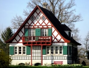 Truss, Fachwerkhaus, Idyllic, Home, house, residential building thumbnail
