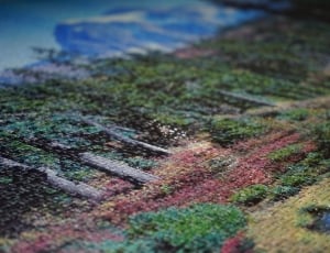 red green and brown jigsaw puzzle thumbnail