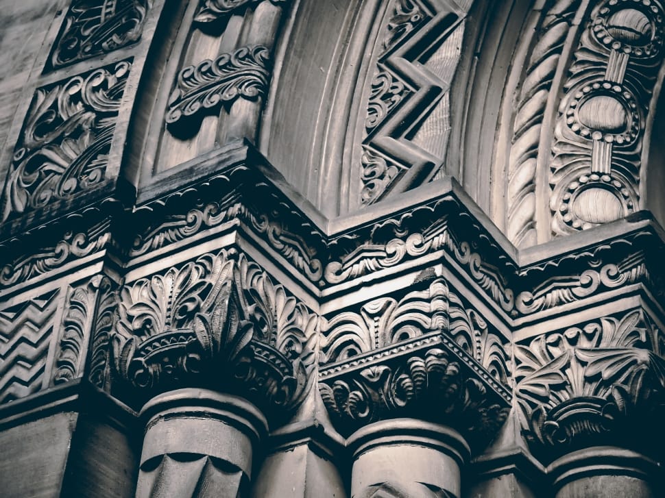 gray ghotic structure entrace preview